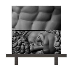 "Ercole e Afrodite Composition 8" Black or White Modular Box System by Driadelab