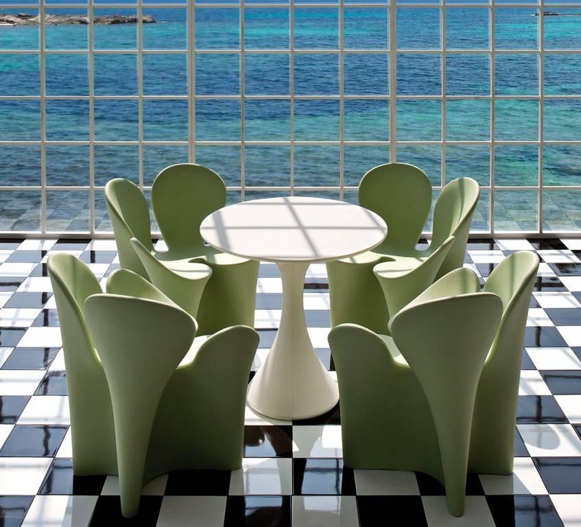„Clover“ Blumenförmiger Monobloc-Sessel entworfen von Ron Arad für Driade im Angebot 5