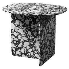 Chap High Coffee Table in Palladio Moro Marble by Matteo Zorzenoni