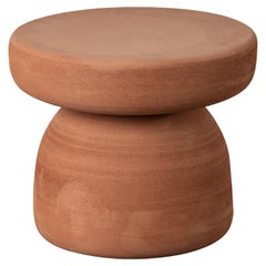 Tototo' Low Coffee Table in Terracotta by Paolo Cappello and Simone Sabati