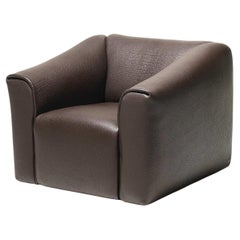 De Sede DS-47 Armchair in Brown Leather Upholstery by Antonella Scarpitta