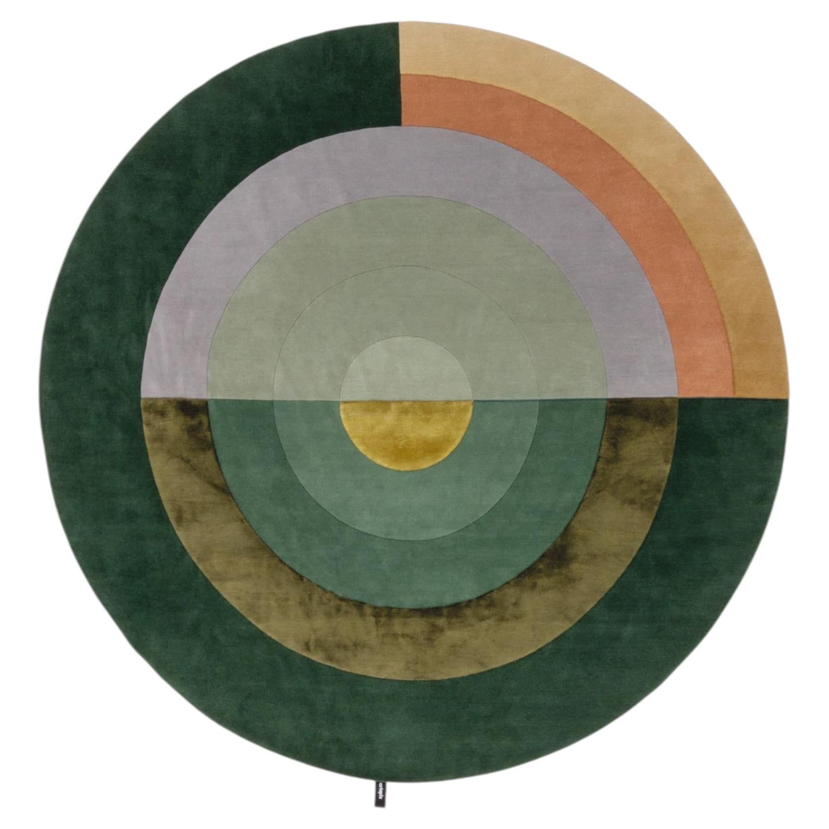 cc-tapis Rug Bliss Round in Forest by Mae Engelgeer