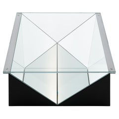 Tavolino Acerbis Napoleone nero di Claudio Salocchi - IN STOCK
