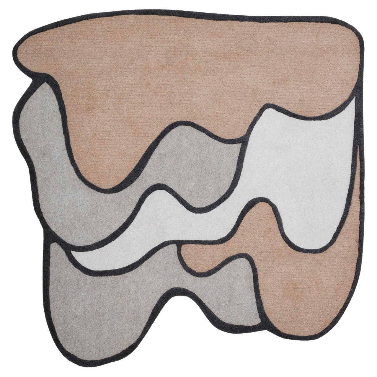 cc-tapis Tapis Forme Libre Coquillage by Faye Toogood - IN STOCK For Sale