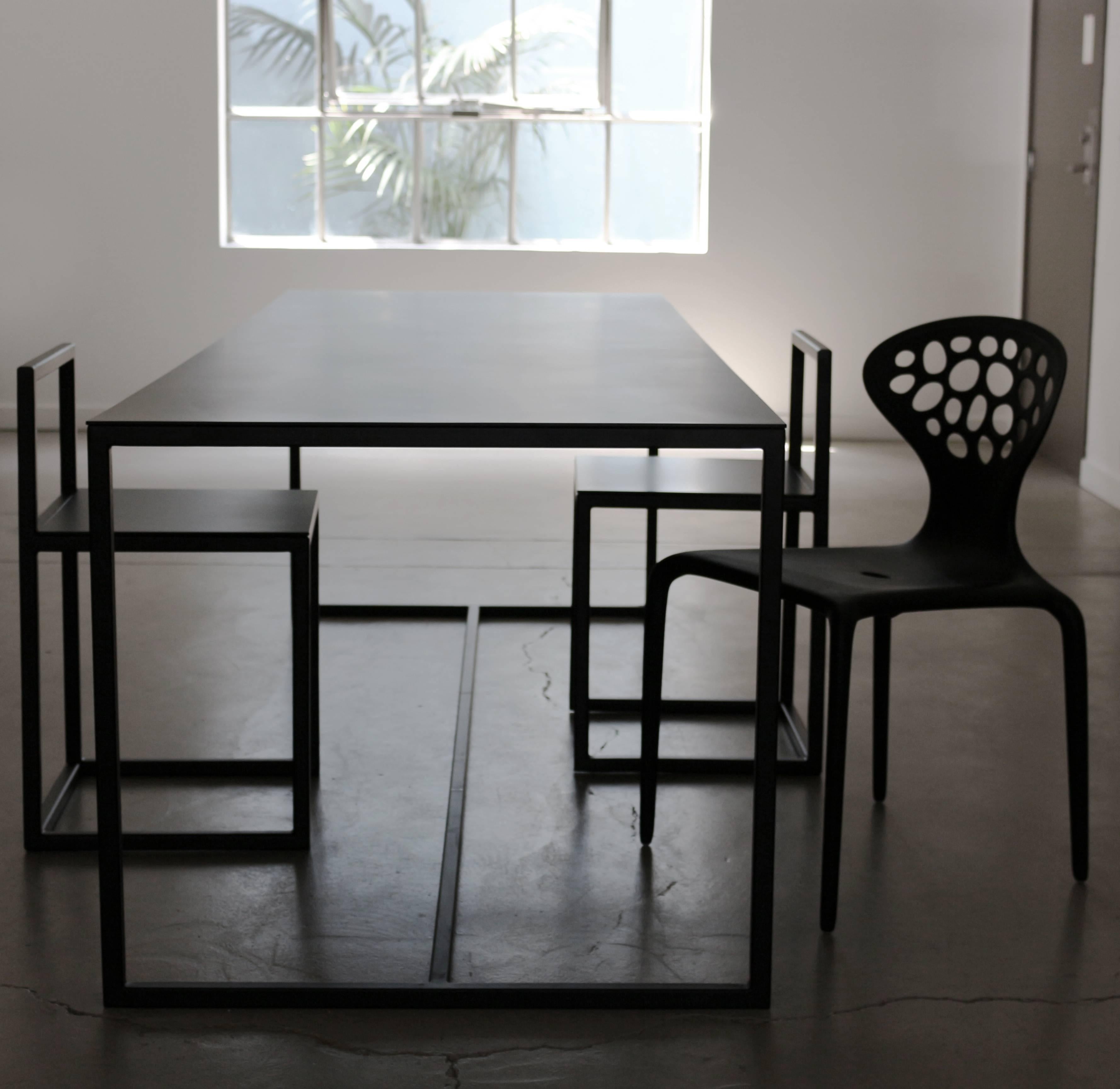 Portuguese SUPERMETAL Table Designed by Chiara Ferrari For Sale