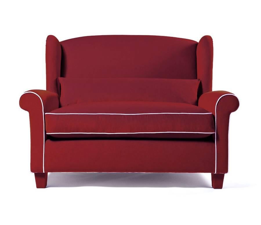 Alexander Velvet Love-Seat Designed by Gianni G. Pellini for Spazio Pontaccio 1