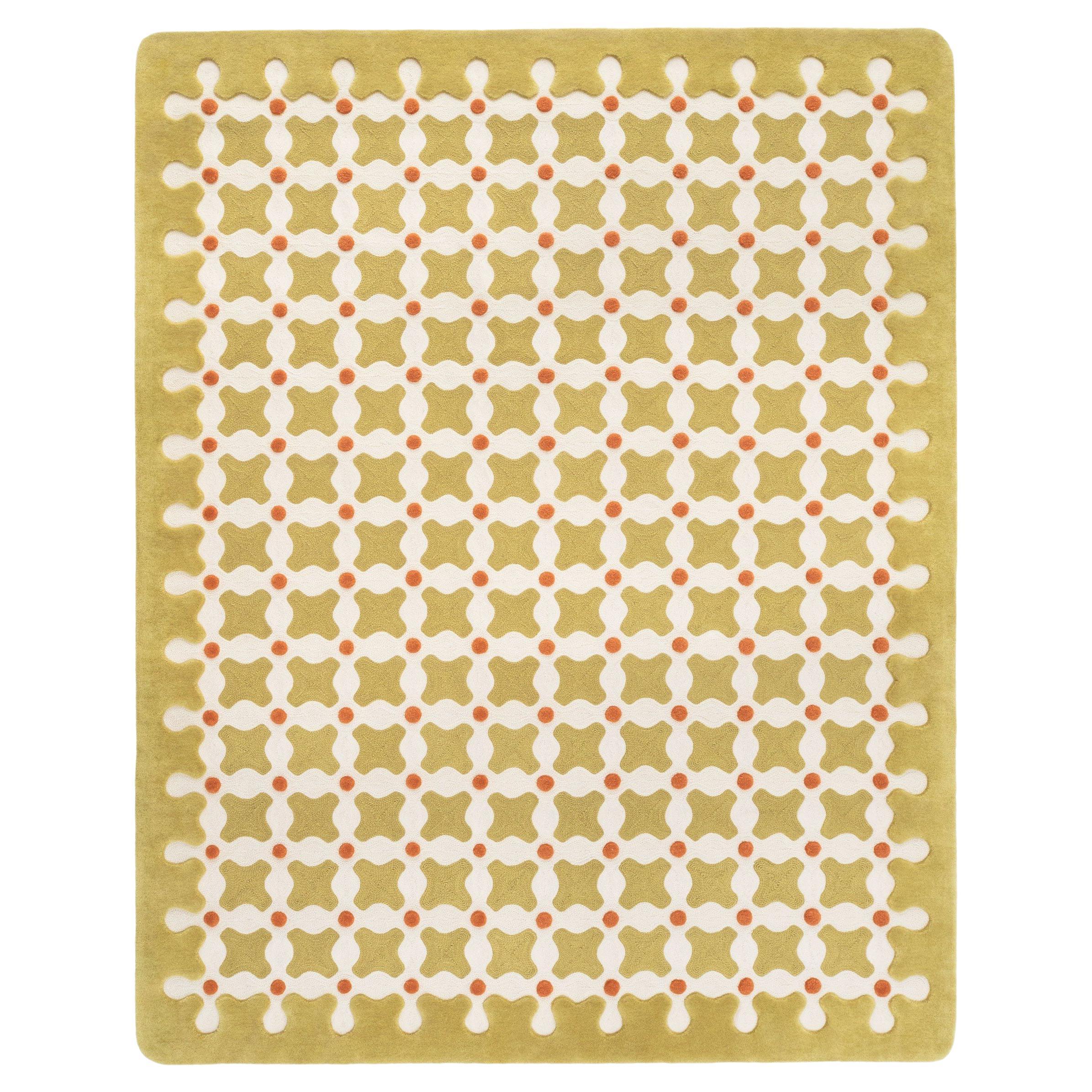 cc-tapis CRISS CROSS Tappeto medio fatto a mano da India Mahdavi