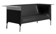 "Out/In" Black and White Monobloc Sofa by P. Starck & E. Quitllet for Driade