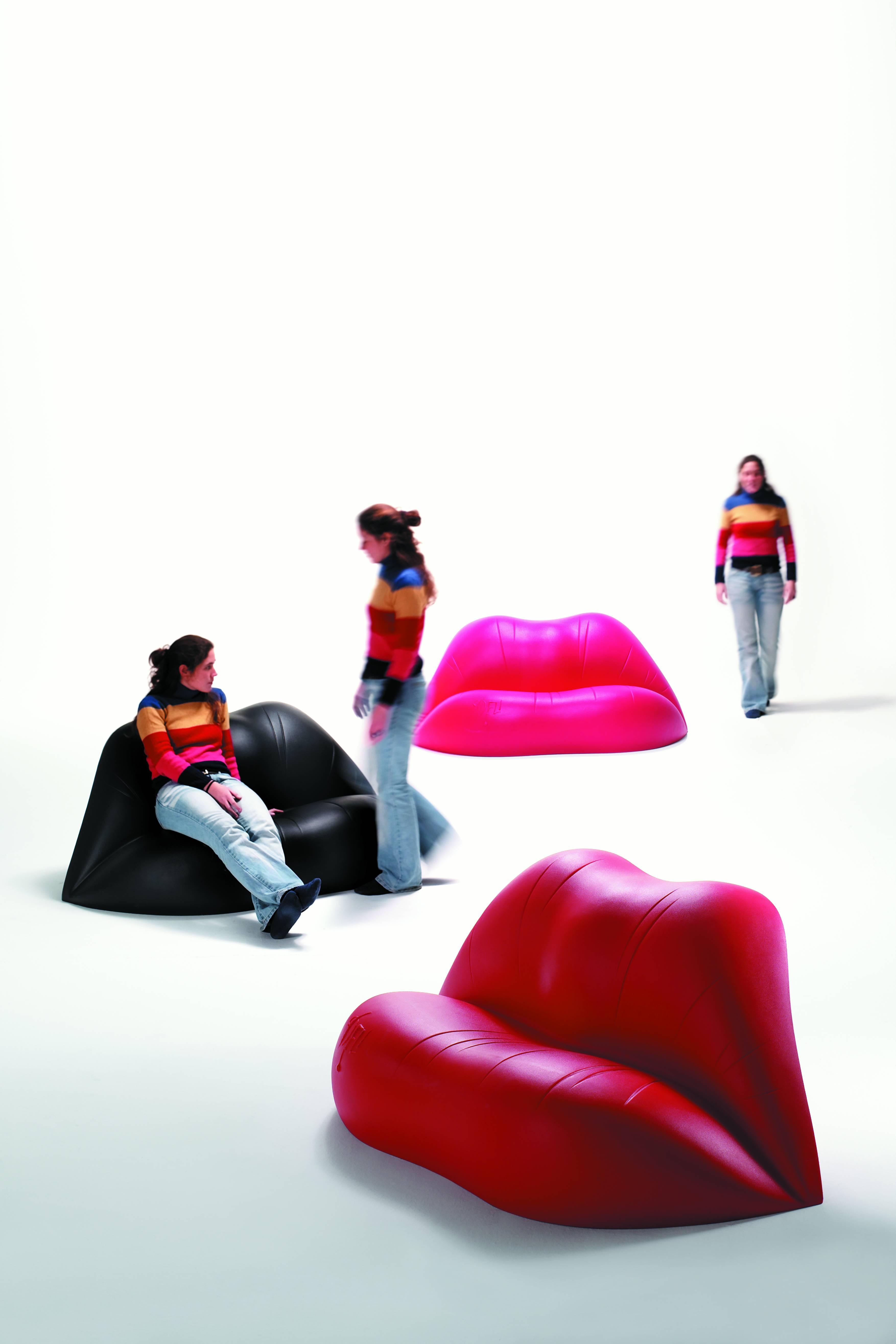 Dalilips is the famous sofa in the shape of a mouth which Salvador Dalí created together with Oscar Tusquets in 1972 for the Mae West room at the Dalí Museum in Figueres. Manufactured by BD Barcelona.

Thanks to polyethylene rotational moulding