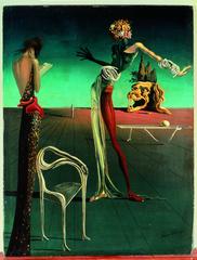 Leda Armchair, Sculpture Inspired by Salvador Dali “Femme á la téte rose” 1935