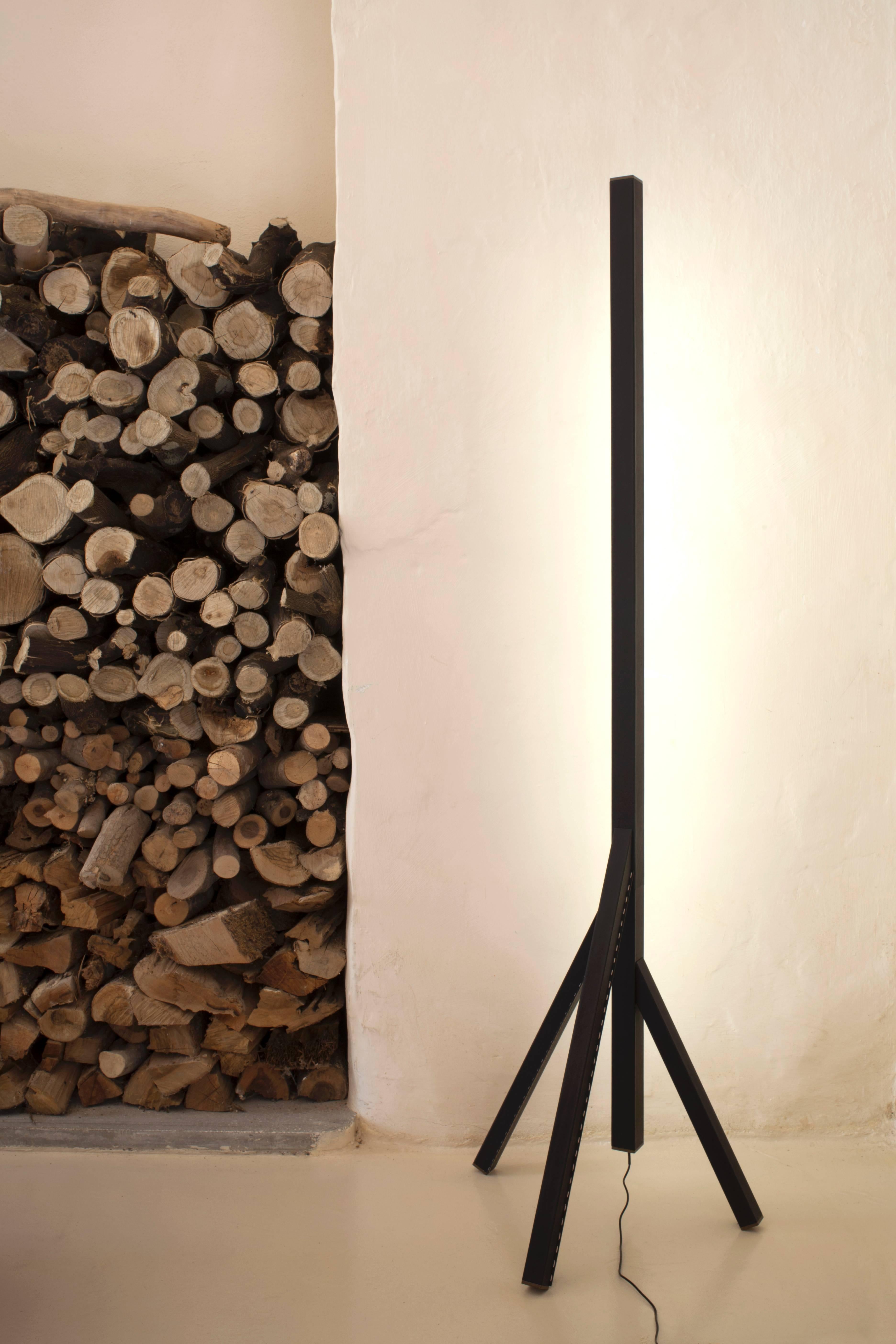 Contemporary Stecco Floor Lamp Designed by Nestor Perkal for Oscar Maschera For Sale