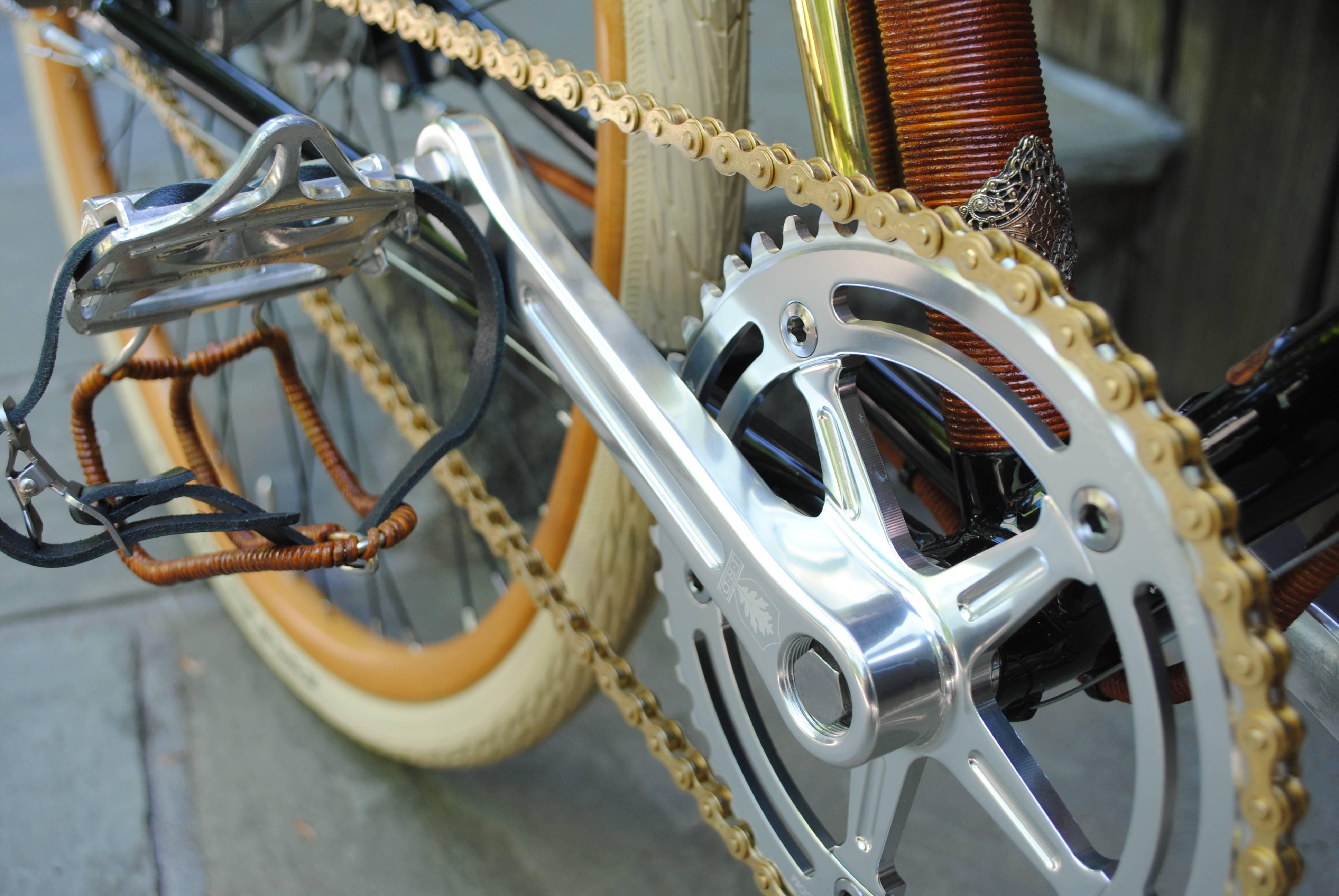 Rare Ascari Copper Custom Bicycle In Excellent Condition In Brooklyn, NY