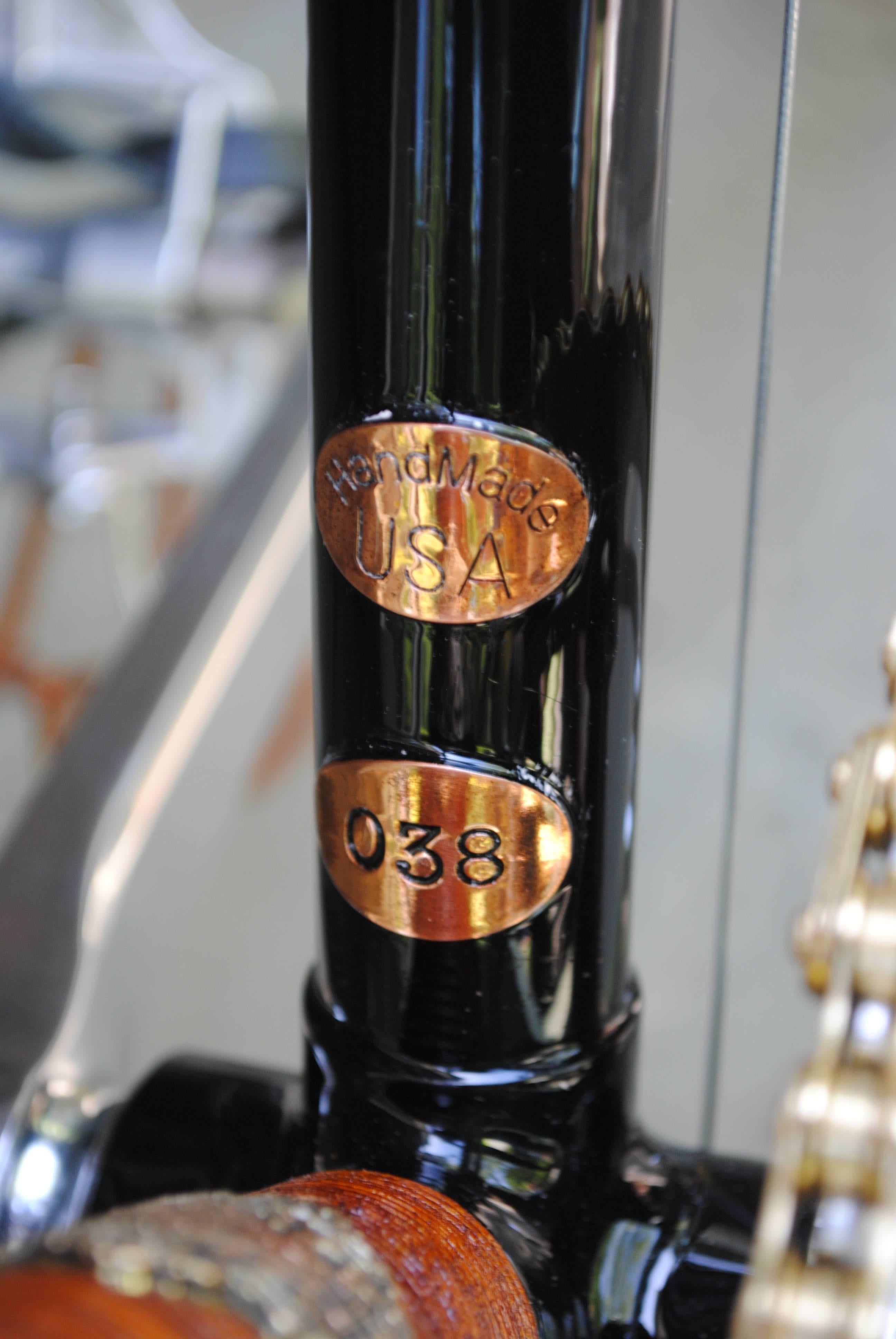 Contemporary Rare Ascari Copper Custom Bicycle For Sale