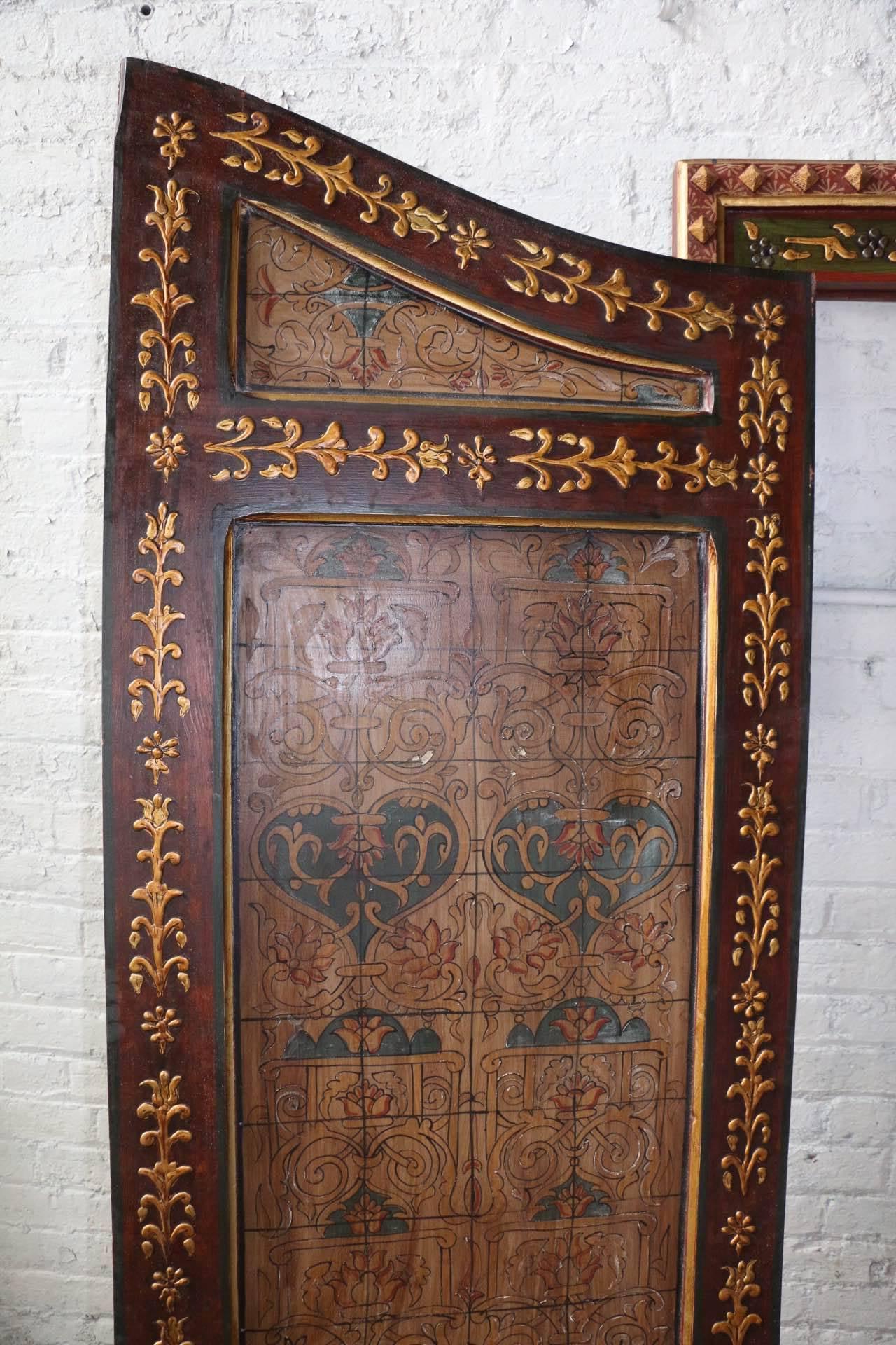 Pair of Renaissance Style Doors Fitted with Victorian Door Knock, 20th Century 3