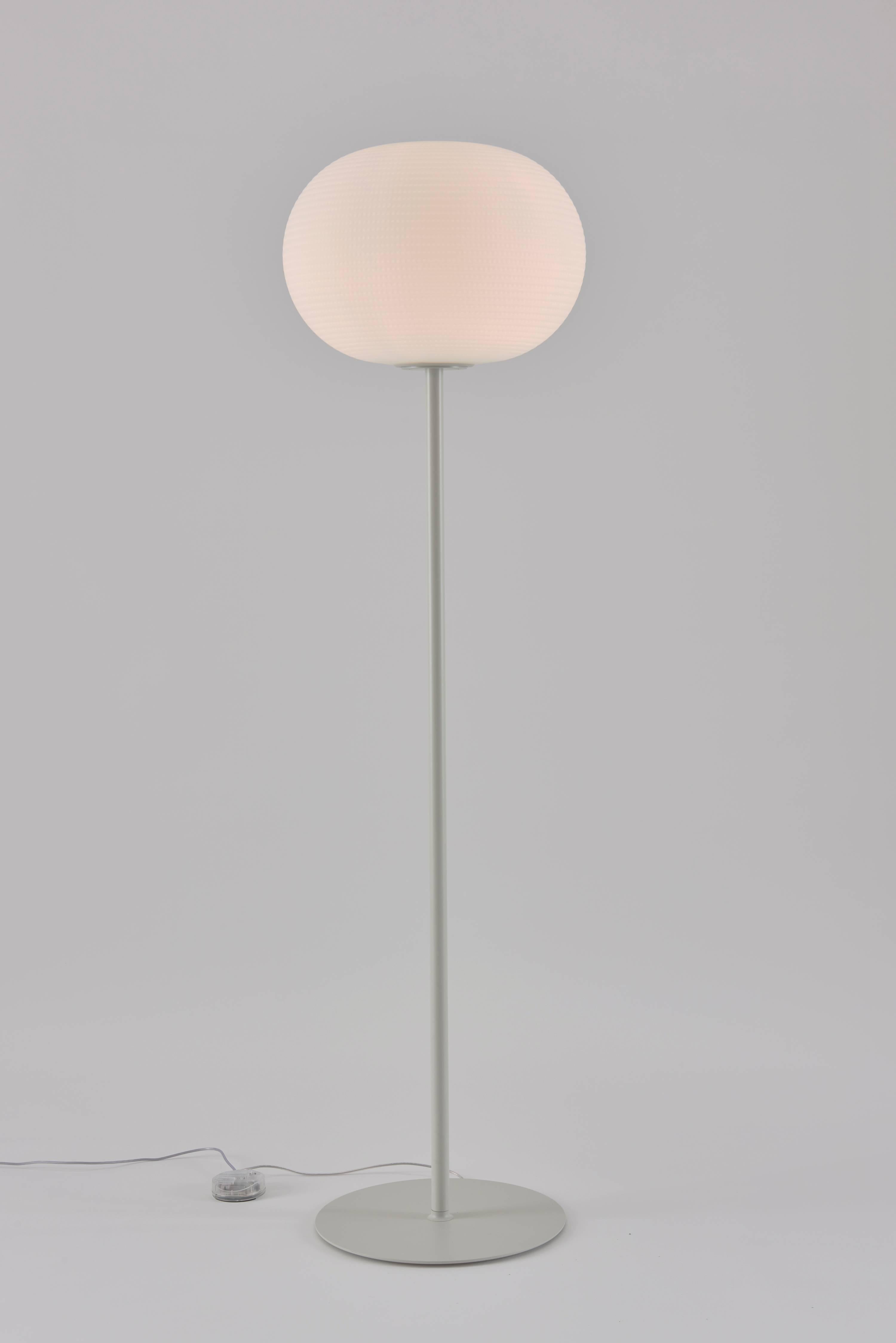 Modern Matti Klenell Fontana Arte Bianca Floor Lamp in Blown Glass, Designed, 2015 For Sale
