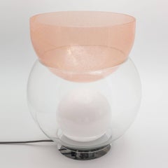 "Giova" Table Lamp + Flower Pot Designed by Gae Aulenti for FontanaArte