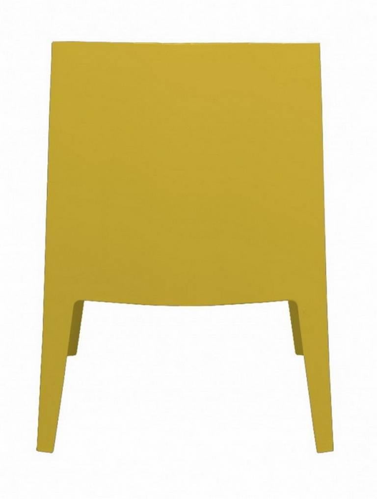 mustard armchair