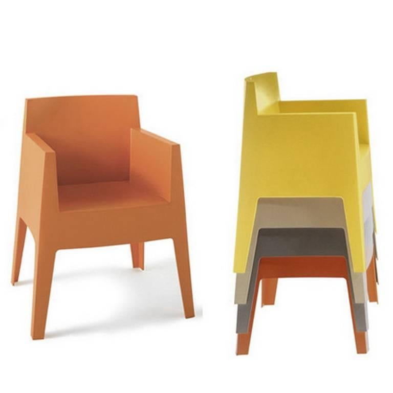 Toy" Mustard Yellow or Carnation Stackable Armchair by P. Starck for Driade  For Sale at 1stDibs | mustard armchair, mustard carnation, carnation mustard