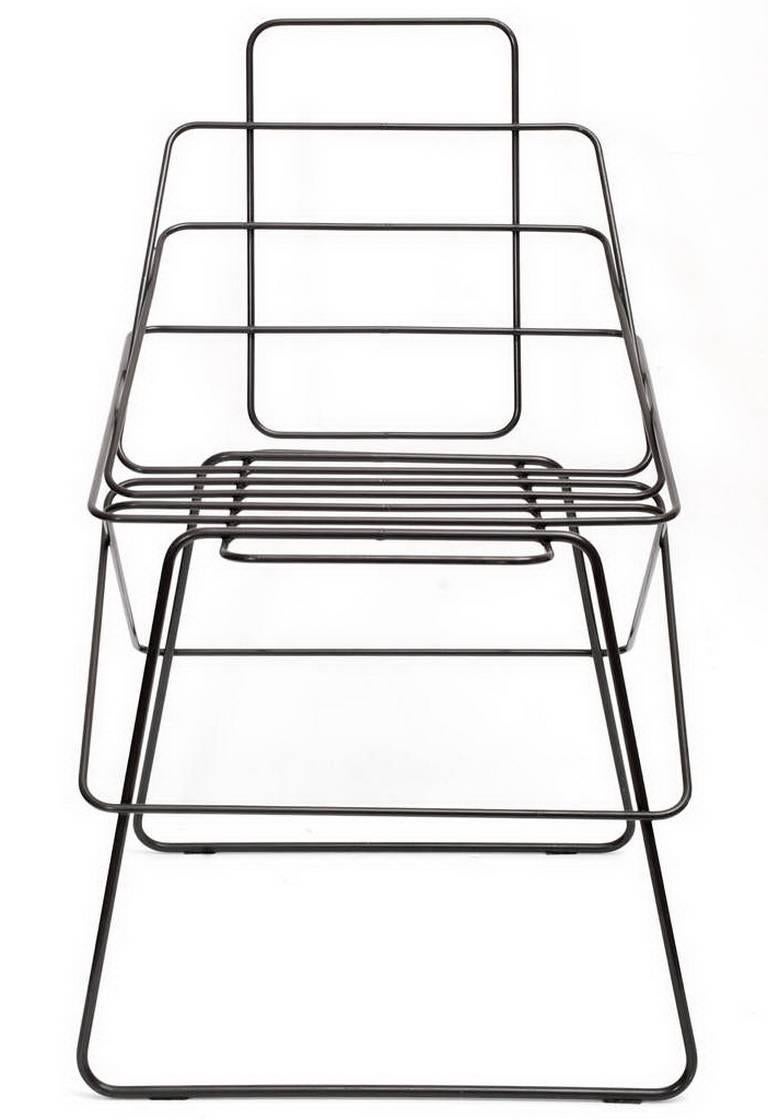 Enzo Mari Driade Sof Sof Chair in Graphite Gray, 1972 In New Condition For Sale In Brooklyn, NY