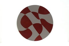 Tavolino da caffè con piano in pelle intarsiata "Maupiti" di Nestor Perkal per Oscar Maschera