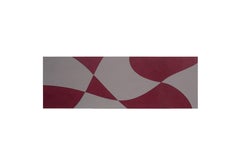 Consolle con piano in pelle intarsiata "Flores" di Nestor Perkal per Oscar Maschera