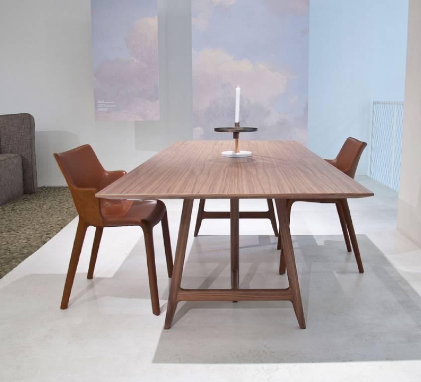 Moderne Table Canaletto en noyer « Chevalet » de Ludovica et Roberto Palomba pour Driade en vente