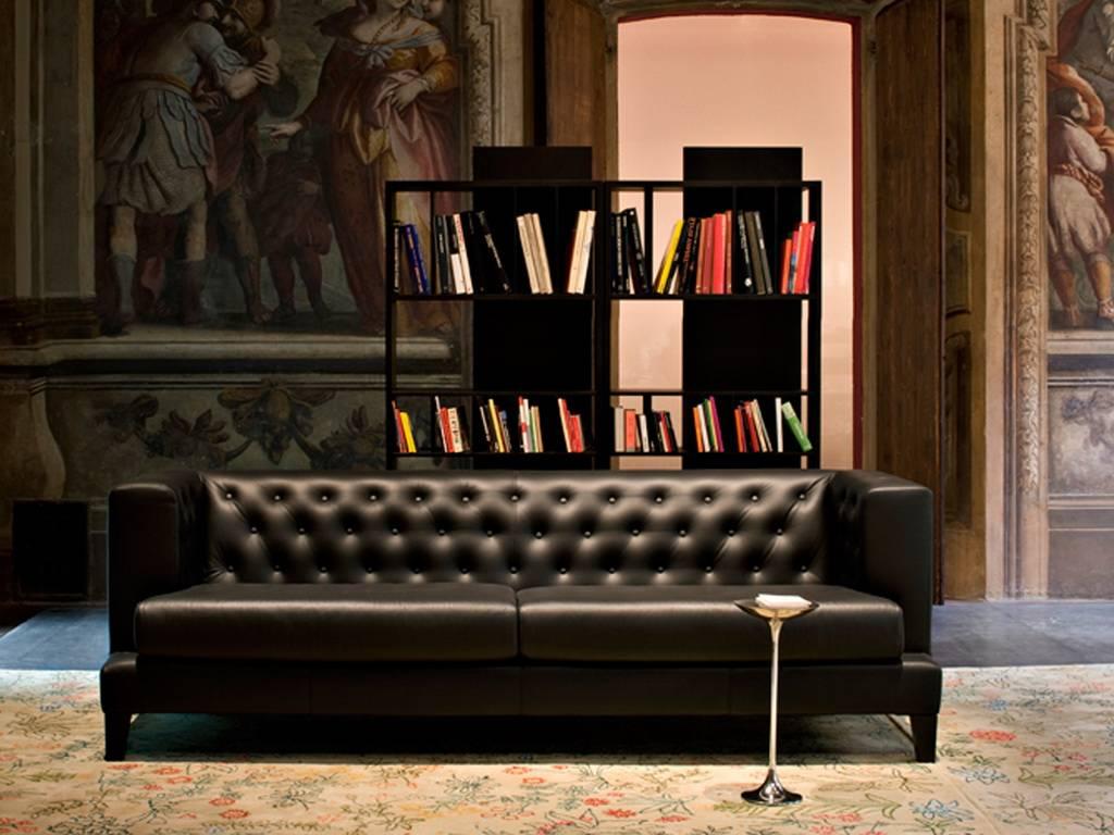 Canapé à trois places en tissu ou en cuir « Hall » de Rodolfo Dordoni pour Driade en vente 3
