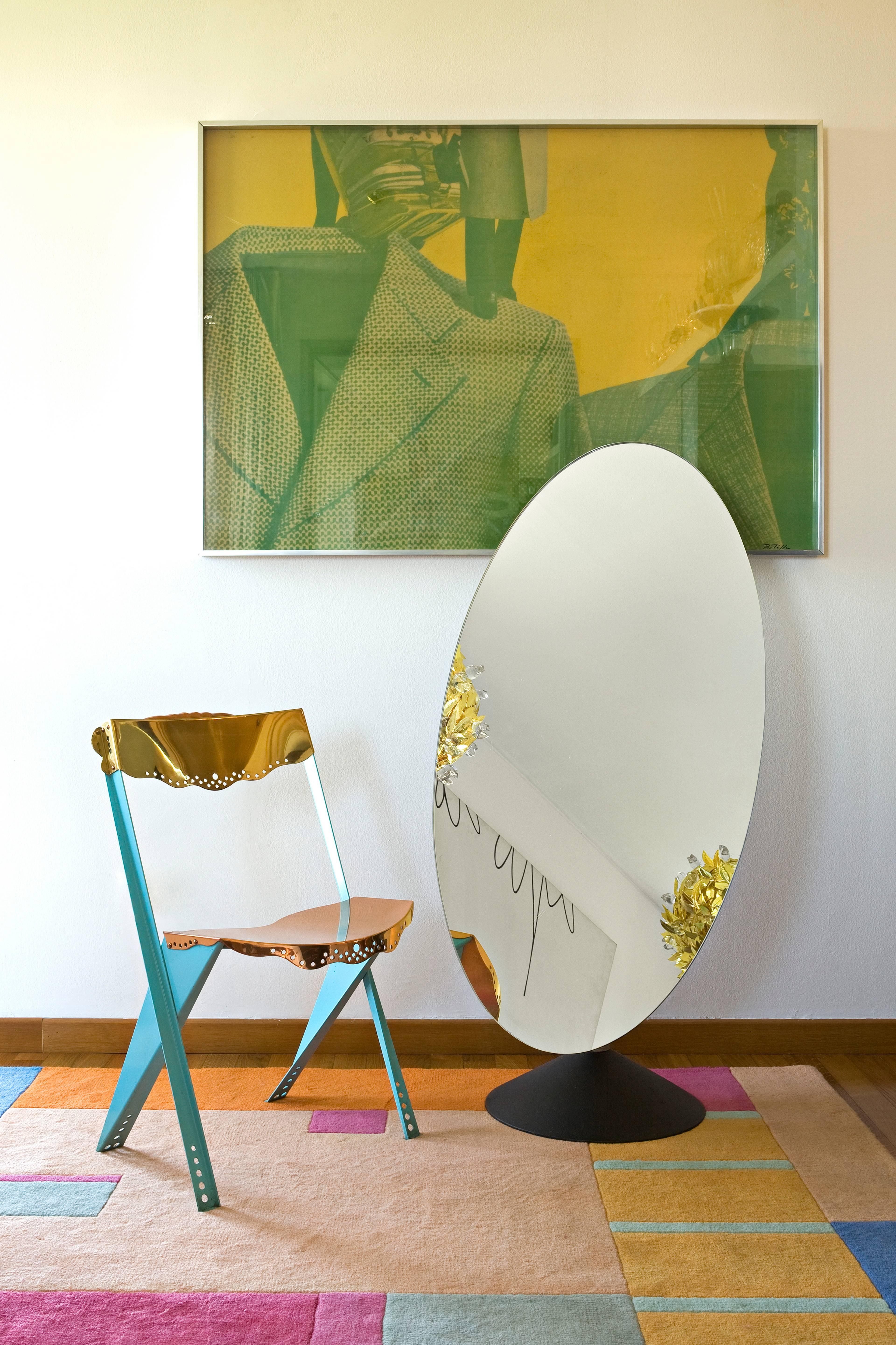 „Psiche“-Tisch und Spiegel, entworfen von Philippe Starck für Driade (Moderne) im Angebot