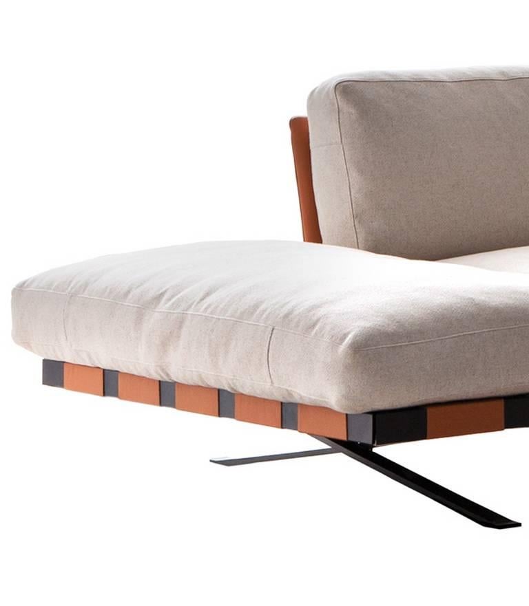 „Fenix“ Rechtes oder linkes, lineares Sofa von Ludovica und Roberto Palomba für Driade (Moderne) im Angebot