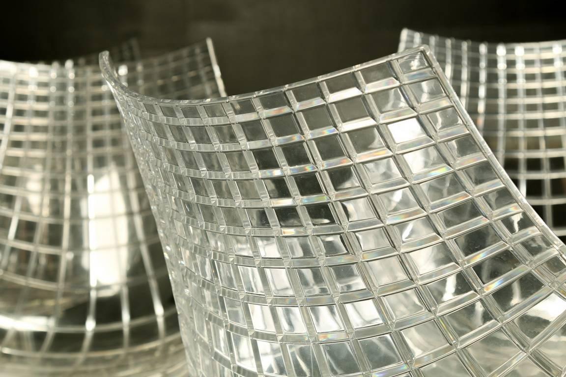 Chaise Meridiana en polycarbonate et acier conçue par C. Pillet pour Driade en vente 2