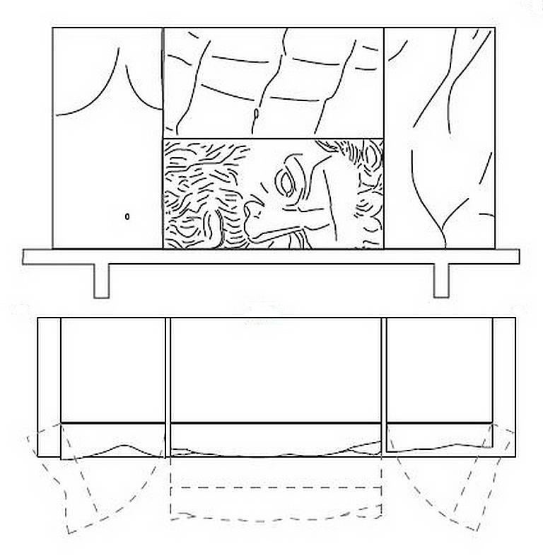 Modulares Schachtelsystem „Ercole e Afrodite Composition 3“ in Schwarz oder Weiß von Driadelab (Pappelholz) im Angebot
