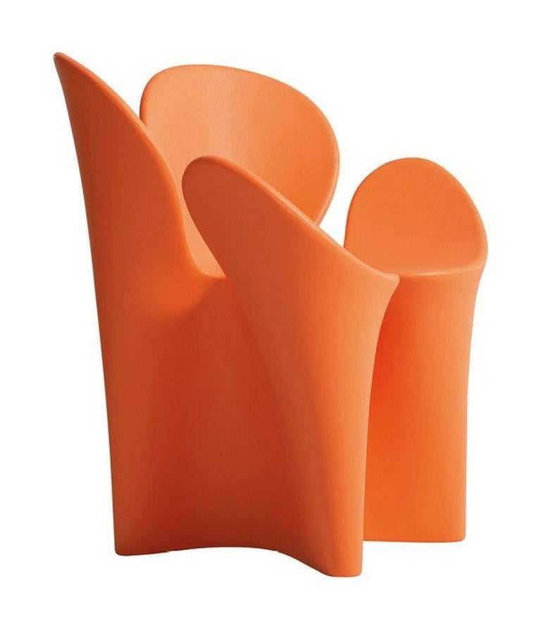 Fauteuil monobloc en forme de fleur en forme de trèfle conçu par Ron Arad pour Driade Neuf - En vente à Brooklyn, NY