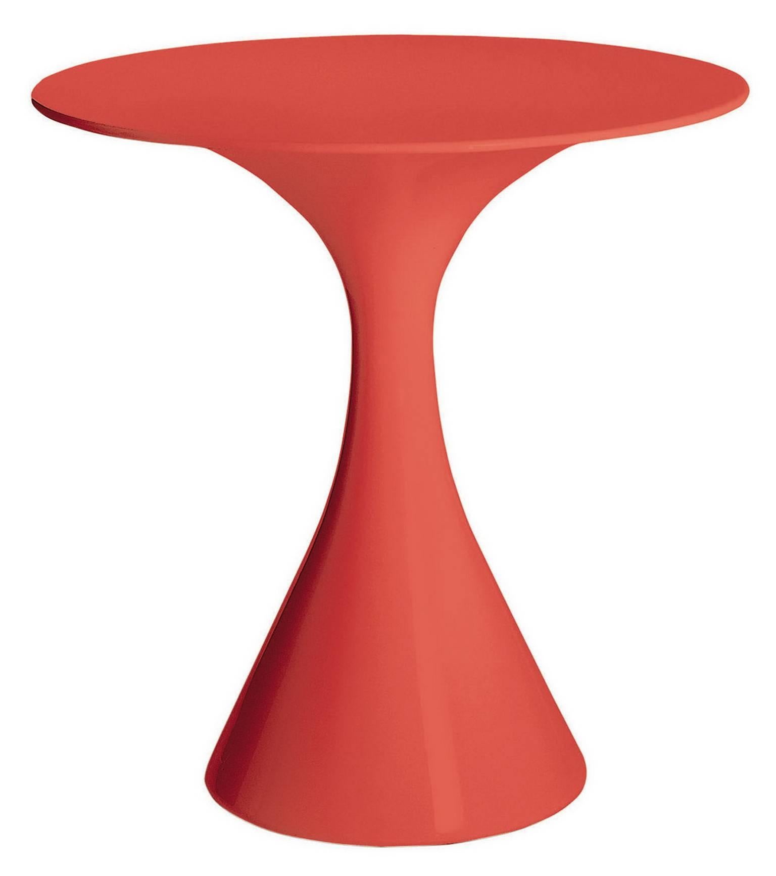 Moderne Table « Kissi » en polyéthylène coloré conçue par Miki Astori pour Driade en vente