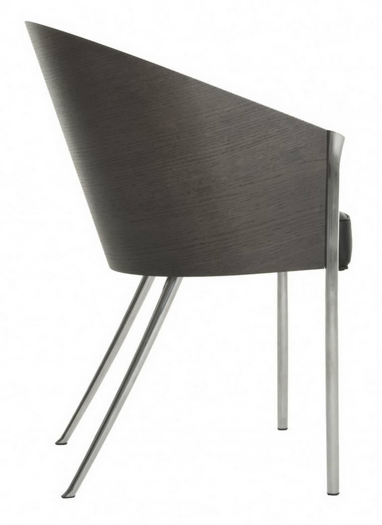 „King Costes“ Sessel „King Costes“ aus gebogenem grauem Eichenholz von Philippe Stark für Driade (Moderne) im Angebot
