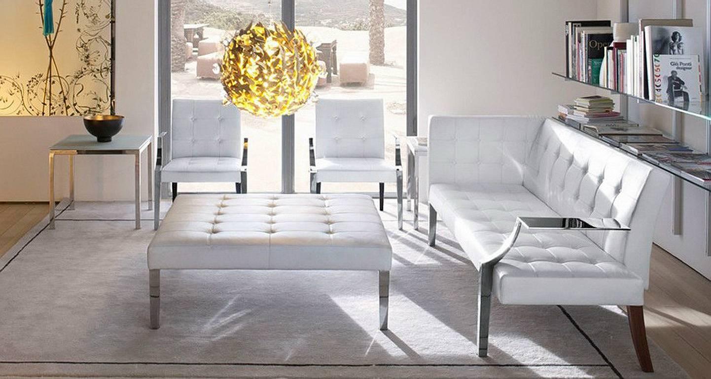 „Monseigneur“ Sofa aus gestepptem Leder entworfen von Philippe Starck für Driade im Zustand „Neu“ im Angebot in Brooklyn, NY