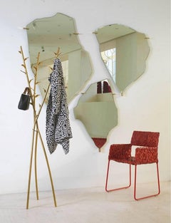 Appendiabiti "Acate" in ottone a forma di alberello disegnato da Borek Sipek per Driade