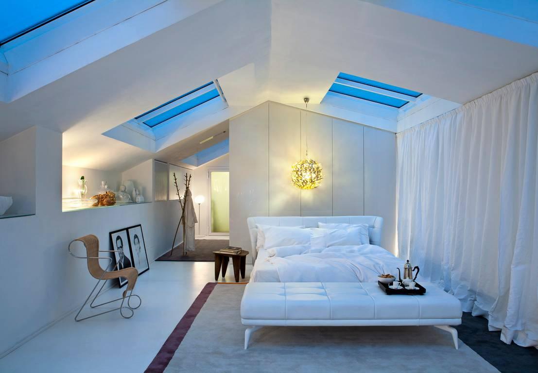 Leeon, double lit en cuir conçu par Ludovica et Roberto Palomba pour Driade Neuf - En vente à Brooklyn, NY