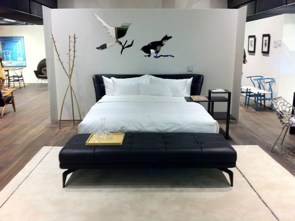 italien Leeon, double lit en cuir conçu par Ludovica et Roberto Palomba pour Driade en vente
