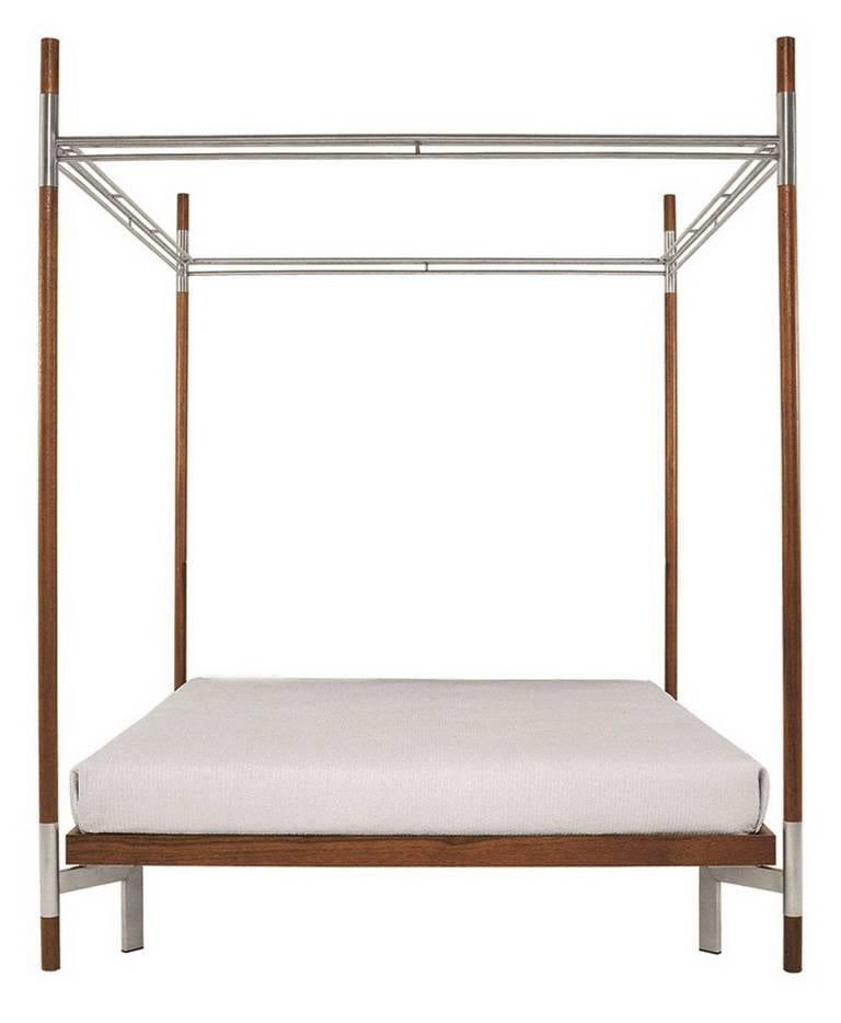 "Edward II" Double Canopy Bed Designed by Antonia Astori for Driade For