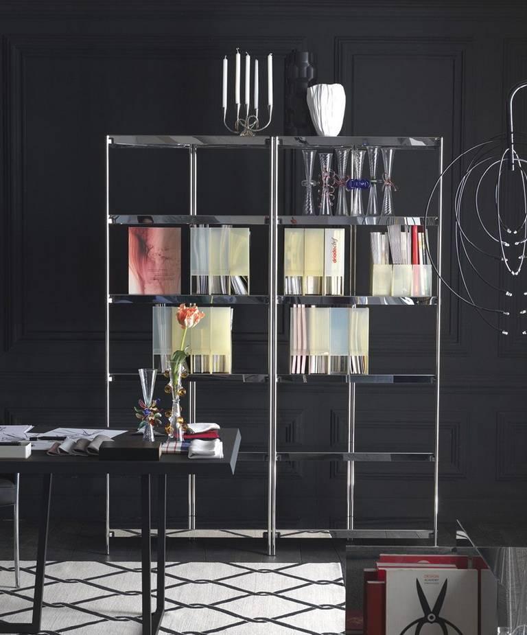 Hoches Bücherregal „Zigzag“ aus lackiertem Stahl von Konstantin Grcic für Driade (Moderne) im Angebot