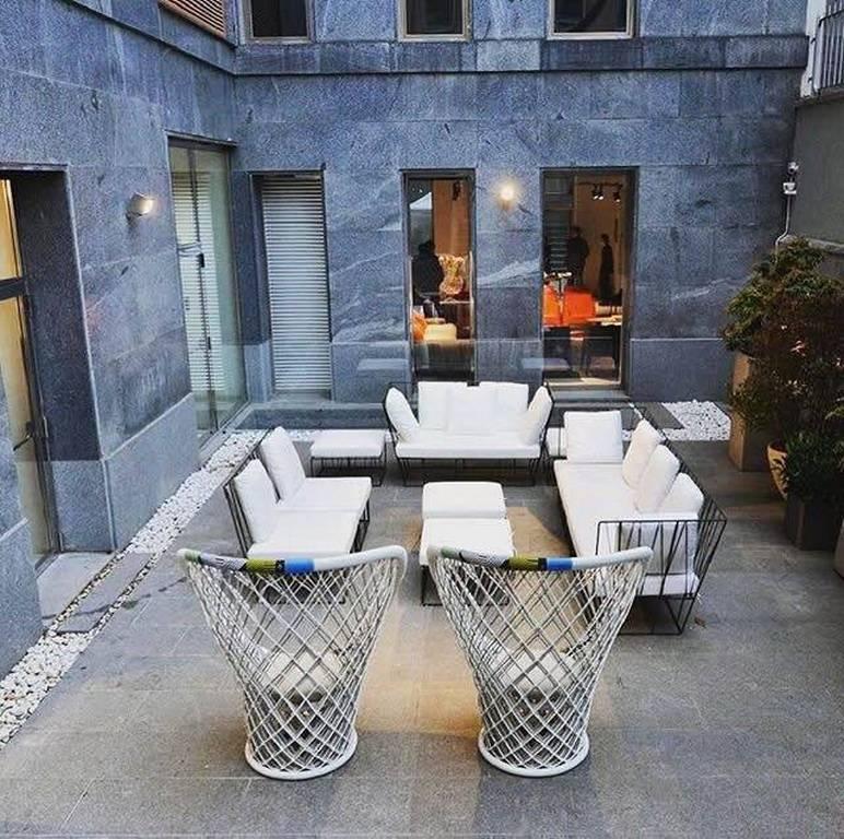 Otomana/mesa de exterior 