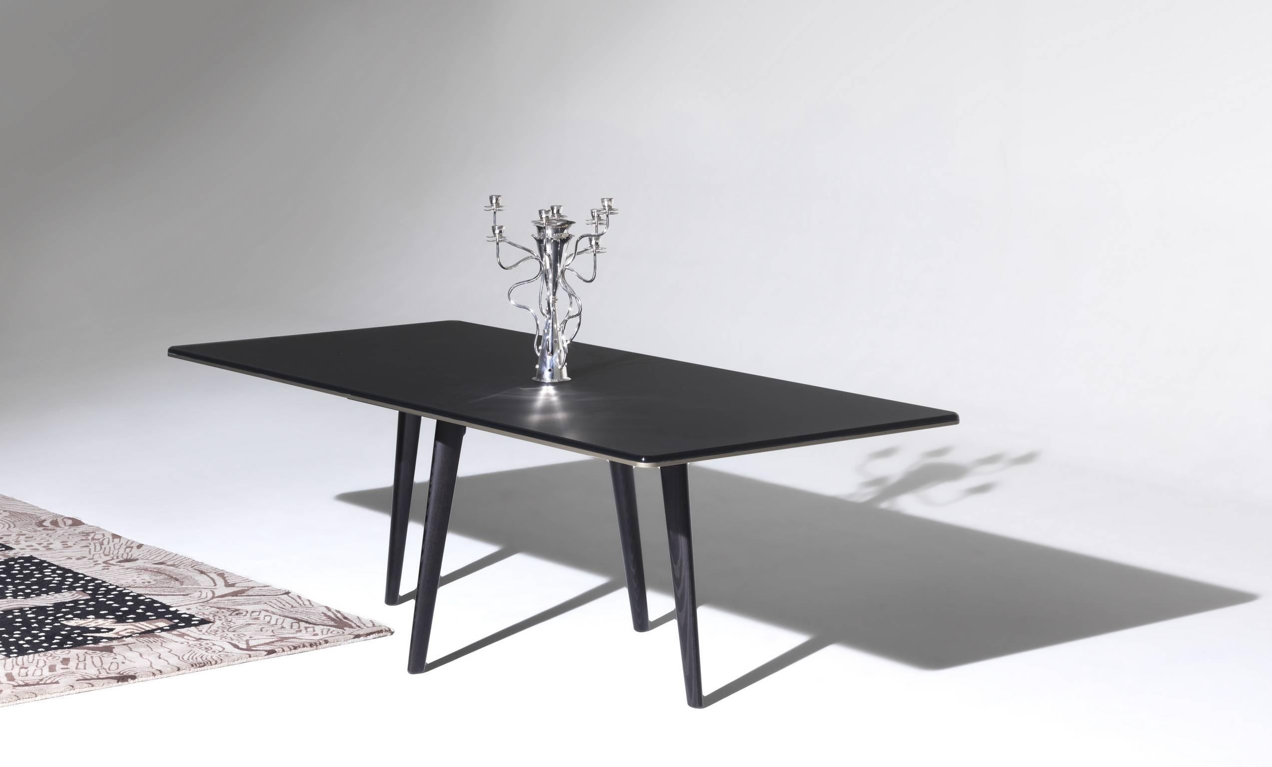 Table « Franois » à plateau en verre dépoli conçue par Lievore Altherr pour Driade Neuf - En vente à Brooklyn, NY