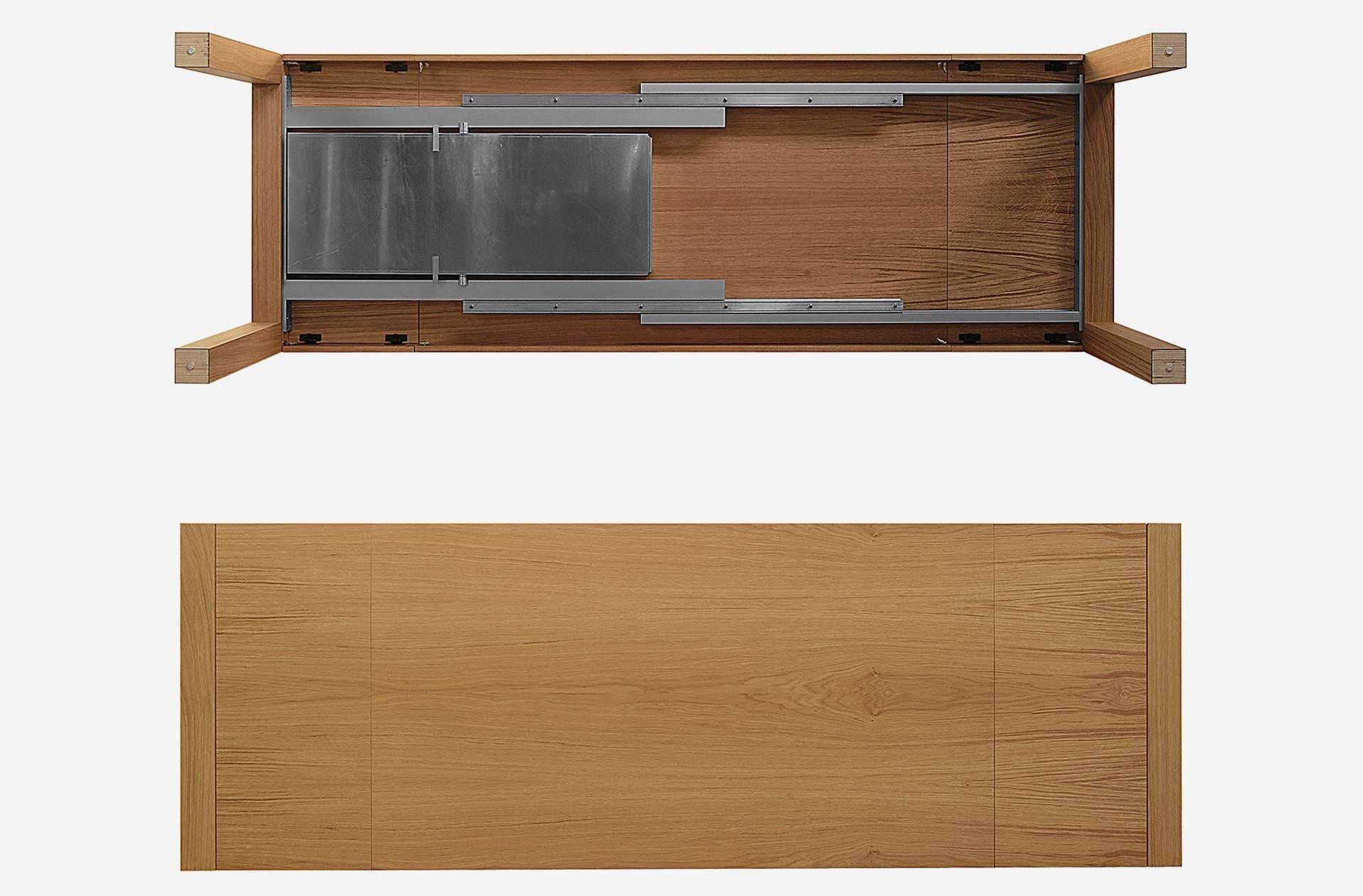 Ausziehbarer rechteckiger Holztisch „Kwaak ++“ von Stephane Lebrun für Dessie' (Moderne) im Angebot