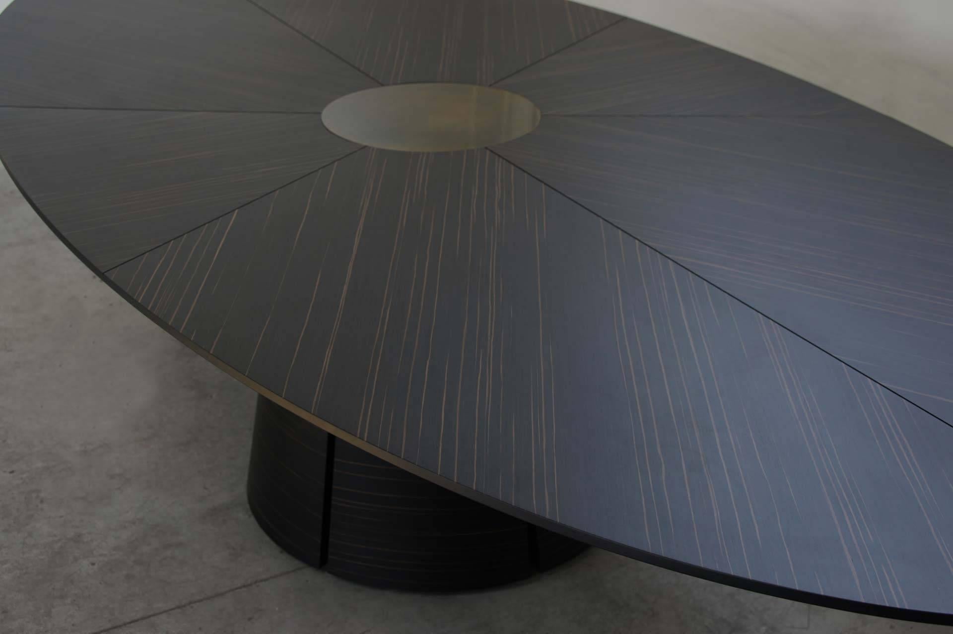 Moderne Table ovale « Grande Table » conçue par Stephane Lebrun pour Dessie en vente