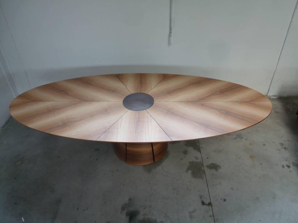 XXIe siècle et contemporain Table ovale « Grande Table » conçue par Stephane Lebrun pour Dessie en vente