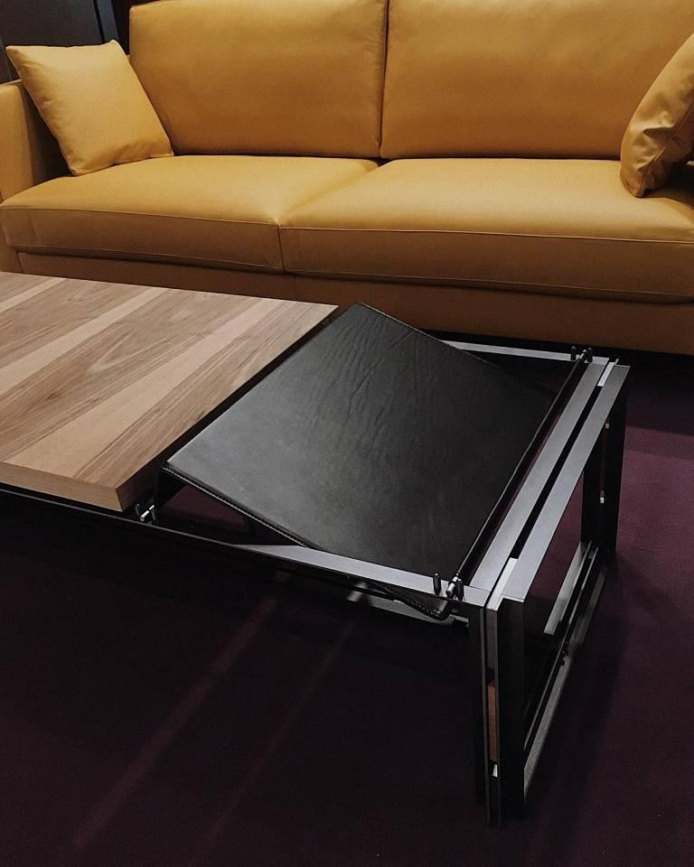 Placage Table basse rectangulaire en noyer « Tecnica » de Jaume Tresserra pour Dessie en vente