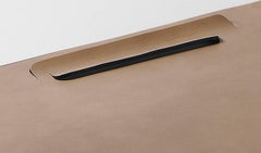 "Simone" Leather Desk Blotter Designed by Claude Bouchard for Oscar Maschera