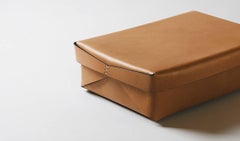 "Rettangolare" Caja de piel diseñada por Oscar Maschera