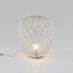 Fontana Arte "Pinecone" Small Blown Glass Table Lamp Designed by Paola Navone