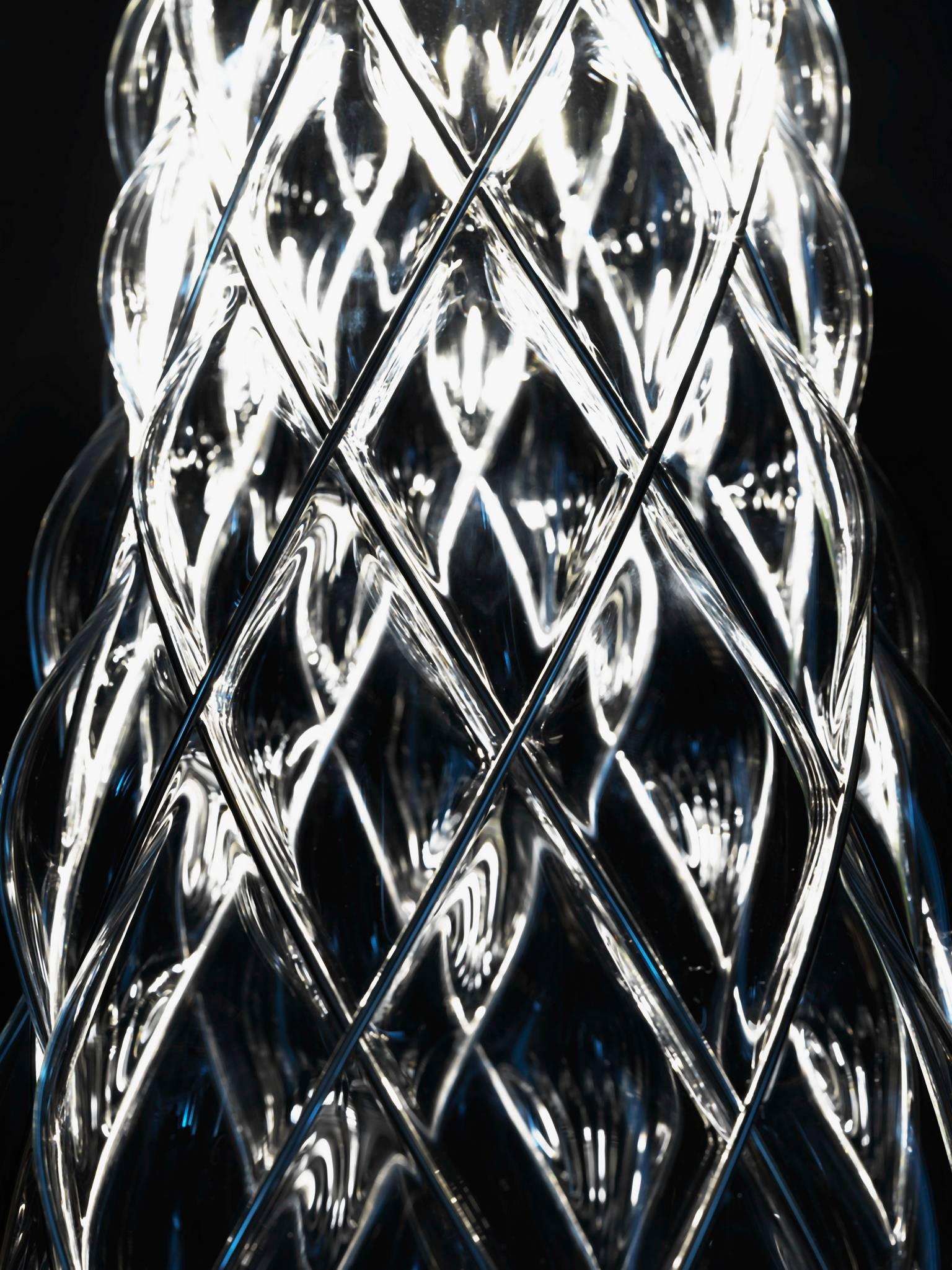 Lampe à suspension en verre soufflé « Pinecone » de Fontana Arte, conçue par Paola Navone Neuf - En vente à Brooklyn, NY